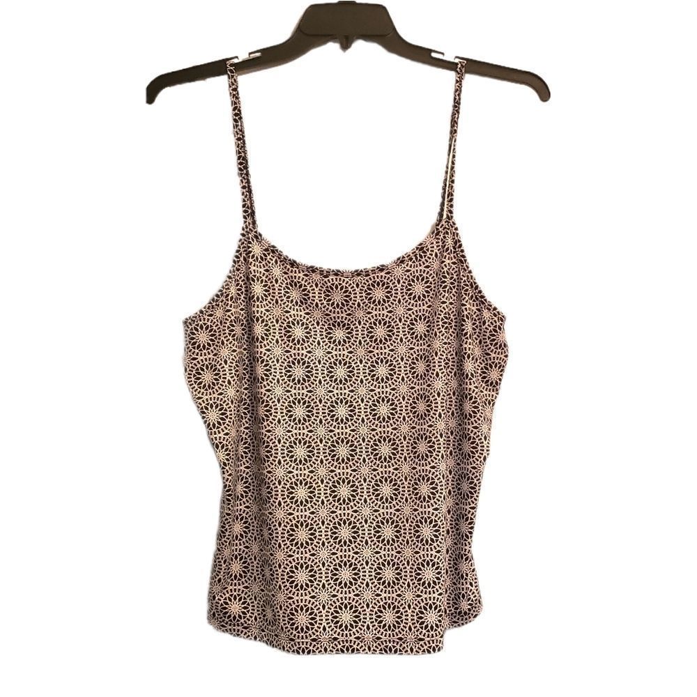 Lane Bryant black & white cami/tank